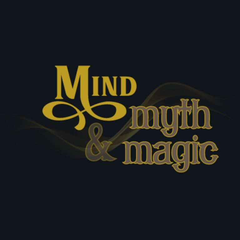 “Mind, Myth & Magic show logo for Scott Humston’s Christian illusion and storytelling event.